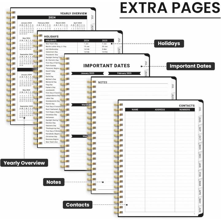 Academic Planner 2024-2025 for Teachers | Monthly & Weekly