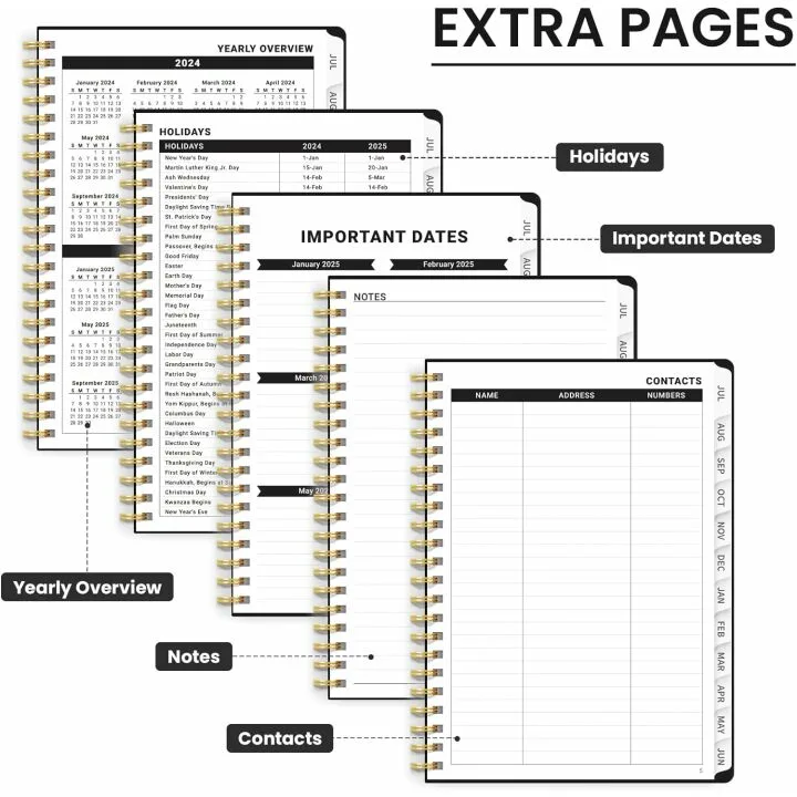 Academic Planner 2024-2025 for Teachers | Monthly & Weekly
