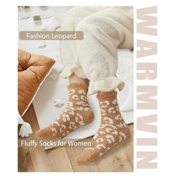 WARMVIN Fuzzy Slipper Socks for Cozy Winter Gifting