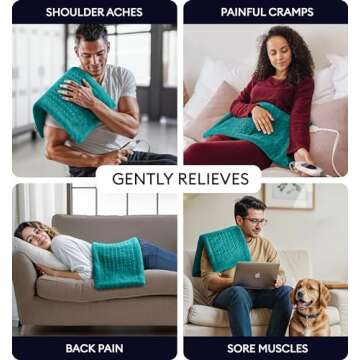 GENIANI XL Heating Pad for Pain Relief & Comfort