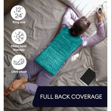 GENIANI XL Heating Pad for Pain Relief & Comfort