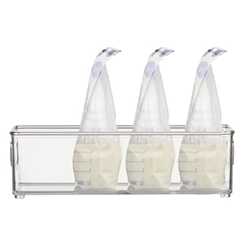 mDesign Nursery Storage Bins with Handles for Organization