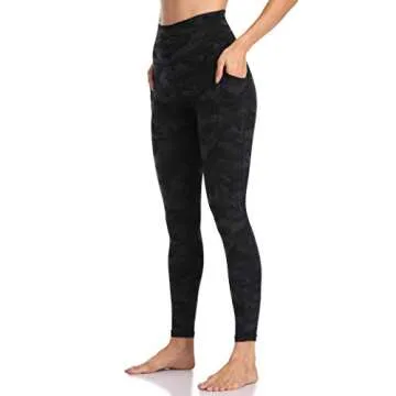 Colorfulkoala Women's High Waisted Tummy Control Workout Leggings 7/8 Length Yoga Pants with Pockets...