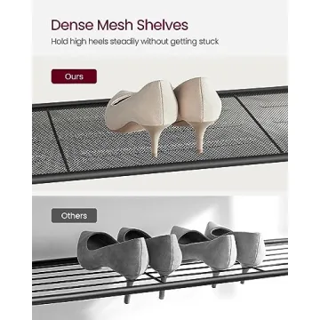 VASAGLE 5-Tier Shoe Rack - Stylish Organizer for Entryways