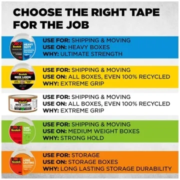 Scotch Heavy Duty Packaging Tape for Secure Shipping