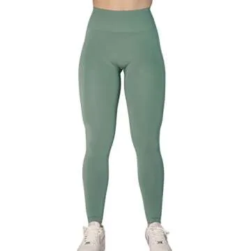 AUROLA Intensify Workout Leggings for Women Seamless Scrunch Tights Tummy Control Gym Fitness Girl S...