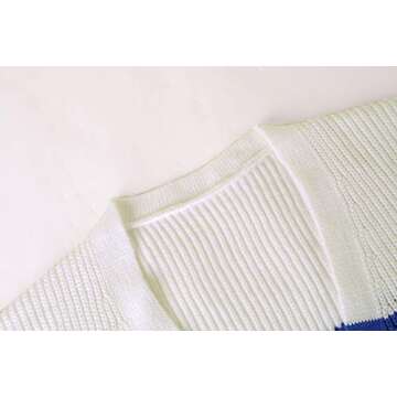 Nulibenna Women’s Heart Patch Chunky Cardigan Sweater