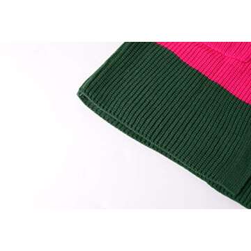 Nulibenna Women’s Heart Patch Chunky Cardigan Sweater