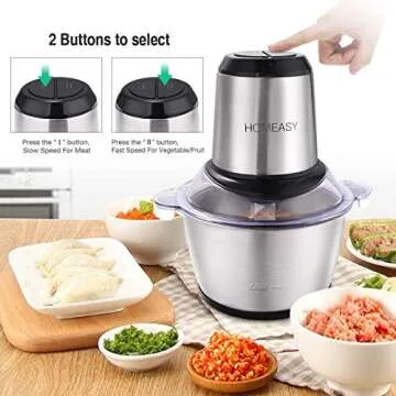 HOMEASY Electric Meat Grinder for Efficient Food Chop & Grind
