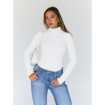 Chic Comfort Trendy Queen Turtleneck Long Sleeve Shirt