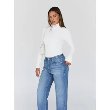 Chic Comfort Trendy Queen Turtleneck Long Sleeve Shirt