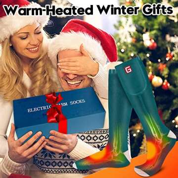 Heated Socks for Women Rechargebale Heated Socks for Women Men Feet Warmer Electric Battery Powered Cold Weather Thermal Heated Socks for Outdoor Riding Camping Hiking Motorcycle Skiing Winter Socks