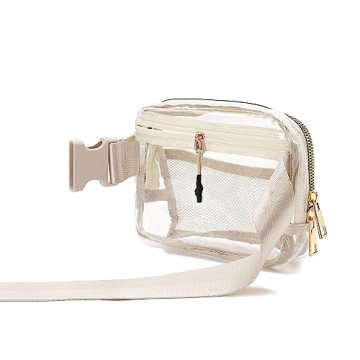 Stylish Clear Belt Bag for Events and Festivals