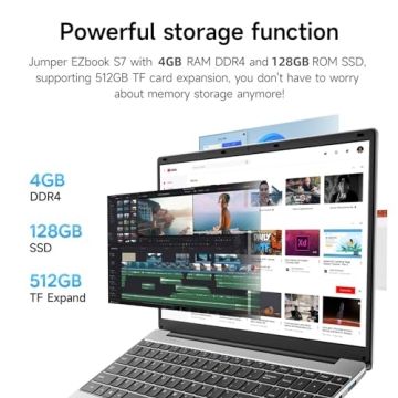 15.6 Inch Laptop with Office 365 for Students and Professionals