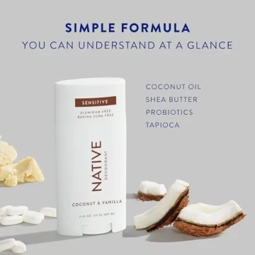 Native Sensitive Deodorant Aluminum-Free Coconut Vanilla
