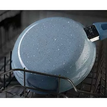 COOKSMARK Nonstick Cookware Set - 10 Piece Blue Set