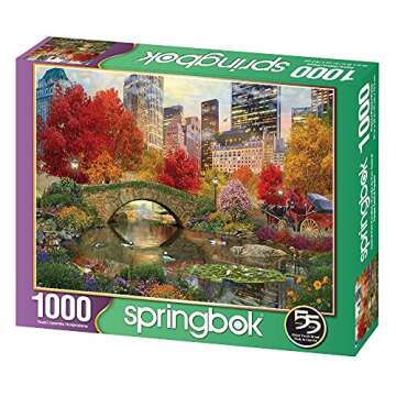 Springbok's Central Park Paradise 1000 Piece Jigsaw Puzzle - Eco-Friendly & USA Made