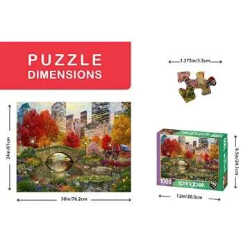 Springbok 1000 Piece Jigsaw Puzzle Central Park Paradise