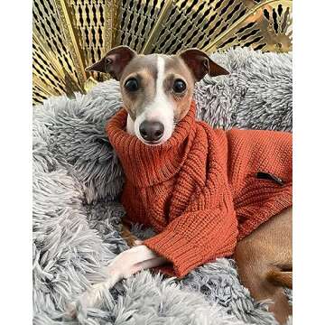 Fitwarm Thermal Knitted Dog Sweater for Small Breeds