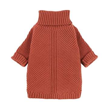Fitwarm Thermal Knitted Dog Sweater for Small Breeds