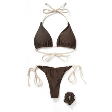 SUUKSESS Stylish Triangle Bikini for Beach Fun and Pool