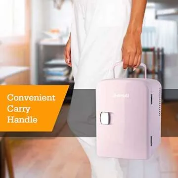 AstroAI Mini Fridge - 4L/6 Can Cooler & Warmer (Renewed)