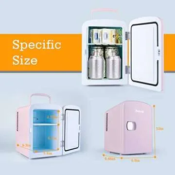 AstroAI Mini Fridge - 4L/6 Can Cooler & Warmer (Renewed)