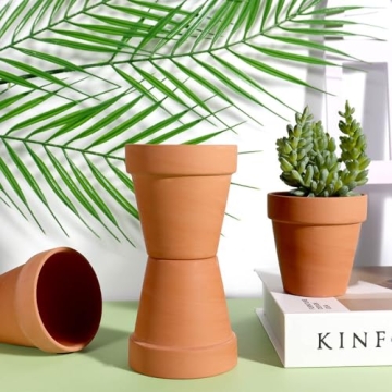 Vensovo Terra Cotta Pots - Durable Planting Solution 20 Pack