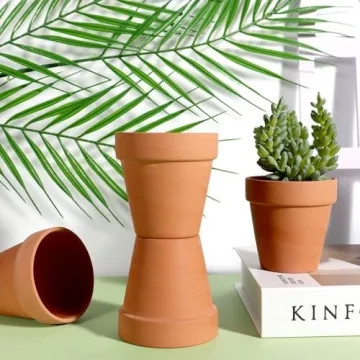Vensovo Terra Cotta Pots - Durable Planting Solution 20 Pack