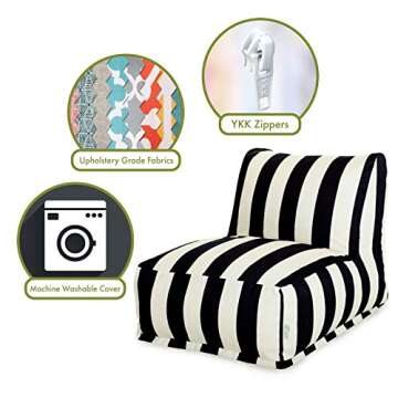 Majestic Home Goods Bean Bag Chair Lounger