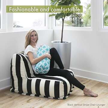 Majestic Home Goods Bean Bag Chair Lounger