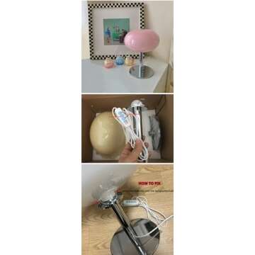 JHTPSLR Vanilla Girl Table Lamp for Home Decor