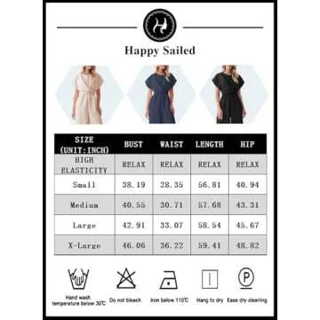 Happy Sailed Womens Dressy Jumpsuits Casual Short Sleeve Front Criss Cross Top Tie Waist Belt Wide Leg Pant Jumpers Romper One Piece Jumpsuit Outfits Blackish Green Large