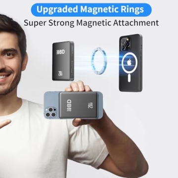 Magnetic Power Bank for iPhone 12000mAh Fast Charging