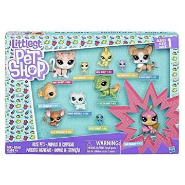 Littlest Pet Shop Home Buddies Pack with 11 Pets