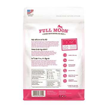 Full Moon All Natural Human Grade Dog Treats, Chicken Strips, 12.5 Ounce