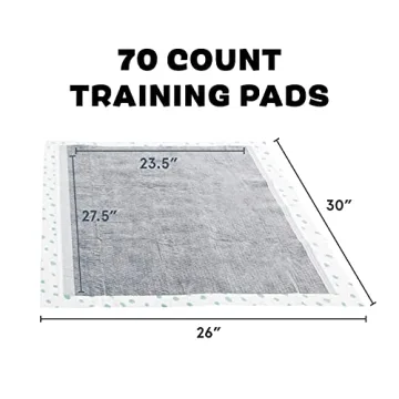 Barkbox Odorless Puppy Pads | 70 Count | Ultra Absorbent Charcoal