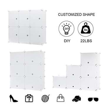 KOUSI Portable Shoe Rack - Stylish & Spacious Organizer