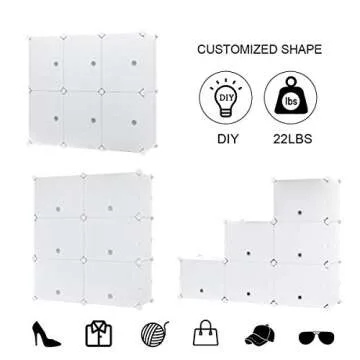 KOUSI Portable Shoe Rack - Stylish & Spacious Organizer