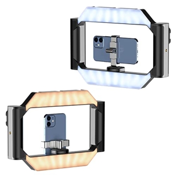 Elevate Your Content with Ulanzi Smartphone Video Rig and Ring Light 2500K-9000K CRI 90+