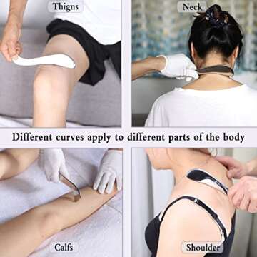 Stainless Steel Gua Sha, Metal Guasha Scraping Tool, Muscle Scraper for Deep Tissue/Fascia/Face/Scar...