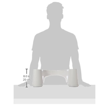 Squatty Potty The Original Toilet Stool 7" White, 2 Pack