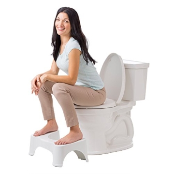 Squatty Potty The Original Toilet Stool 7" White, 2 Pack