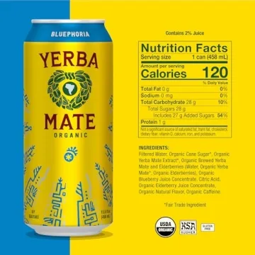 Guayakí Yerba Mate Organic Energy Drink 150mg Caffeine
