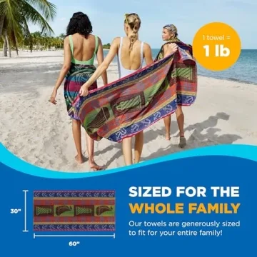 Ben Kaufman Beach Towel - Oversized, Soft, Absorbent Towels