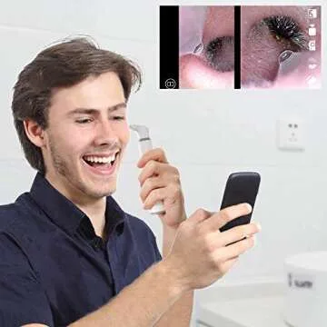 Wireless Otoscope with HD Camera for Easy Ear Inspections
