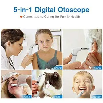 Wireless Otoscope with HD Camera for Easy Ear Inspections