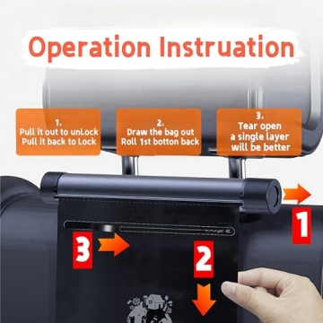 Compact Car Trash Can for Organized Driving