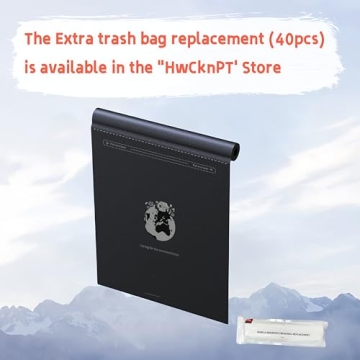 Compact Car Trash Can for Organized Driving