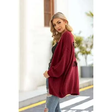 Stylish Fall Open Front Cardigans for Women by PRETTYGARDEN